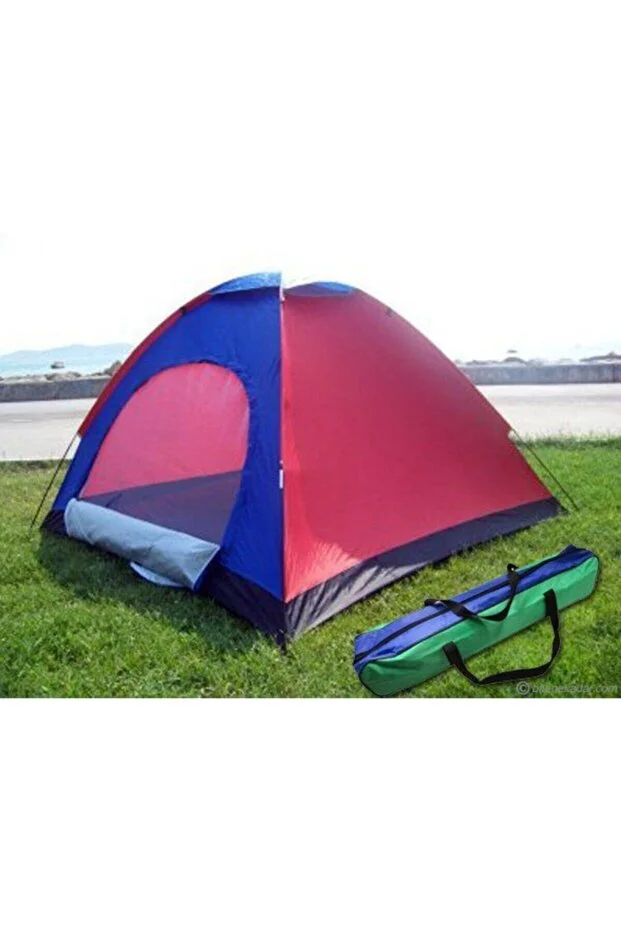 4 Kişilik Kamp Çadırı 200*200*135 Cm Kolay Kurulumlu 4 Kişilik Çadır